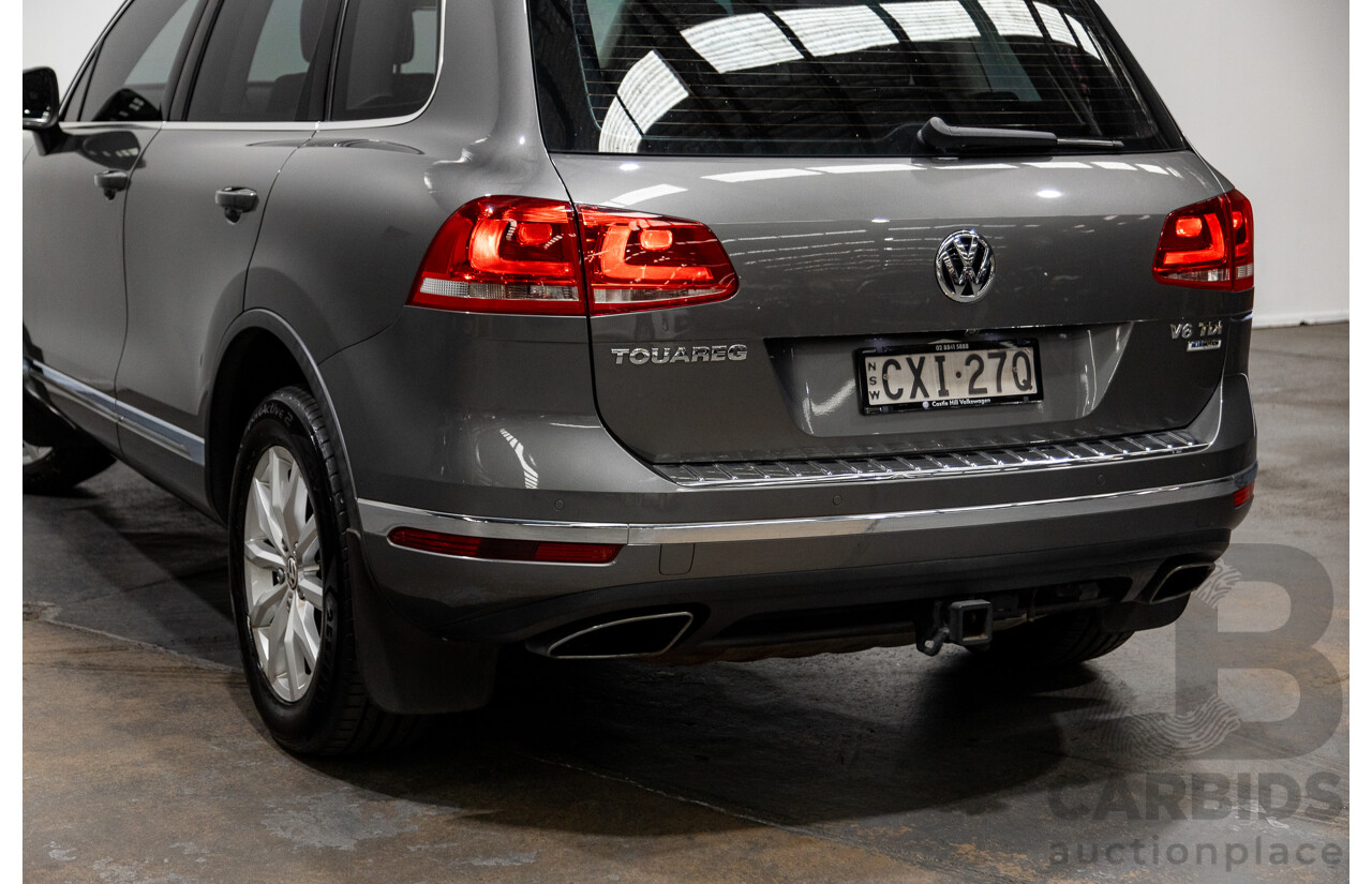 1/2015 Volkswagen Touareg (AWD) 150 TDI 7P MY14.5 4d Wagon Graphite Grey Metallic Turbo Diesel 3.0L