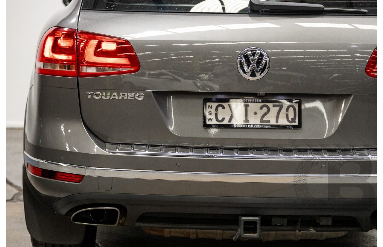 1/2015 Volkswagen Touareg (AWD) 150 TDI 7P MY14.5 4d Wagon Graphite Grey Metallic Turbo Diesel 3.0L