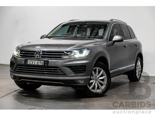 1/2015 Volkswagen Touareg (AWD) 150 TDI 7P MY14.5 4d Wagon Graphite Grey Metallic Turbo Diesel 3.0L