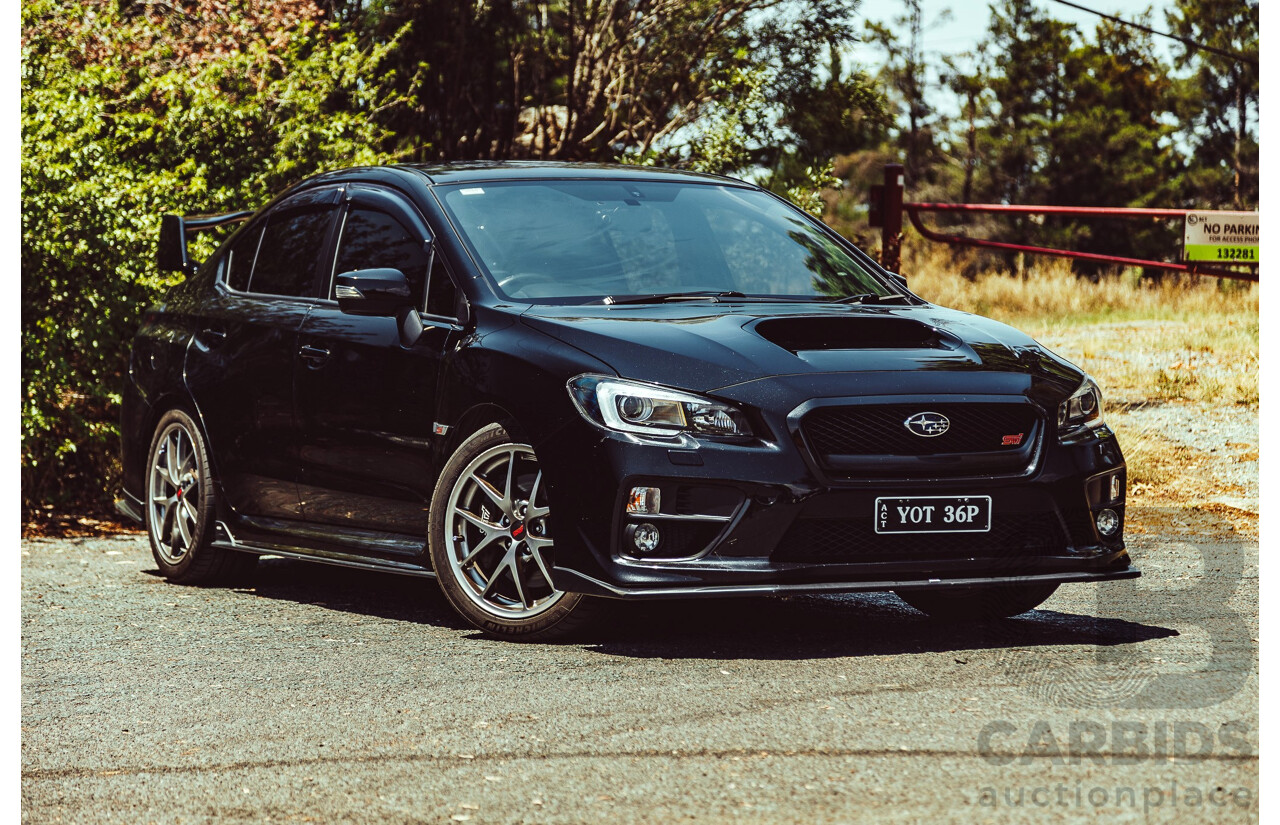 09/2014 Subaru WRX STi (AWD) VA MY15 4d Sedan Crystal Black Turbo 2.5L