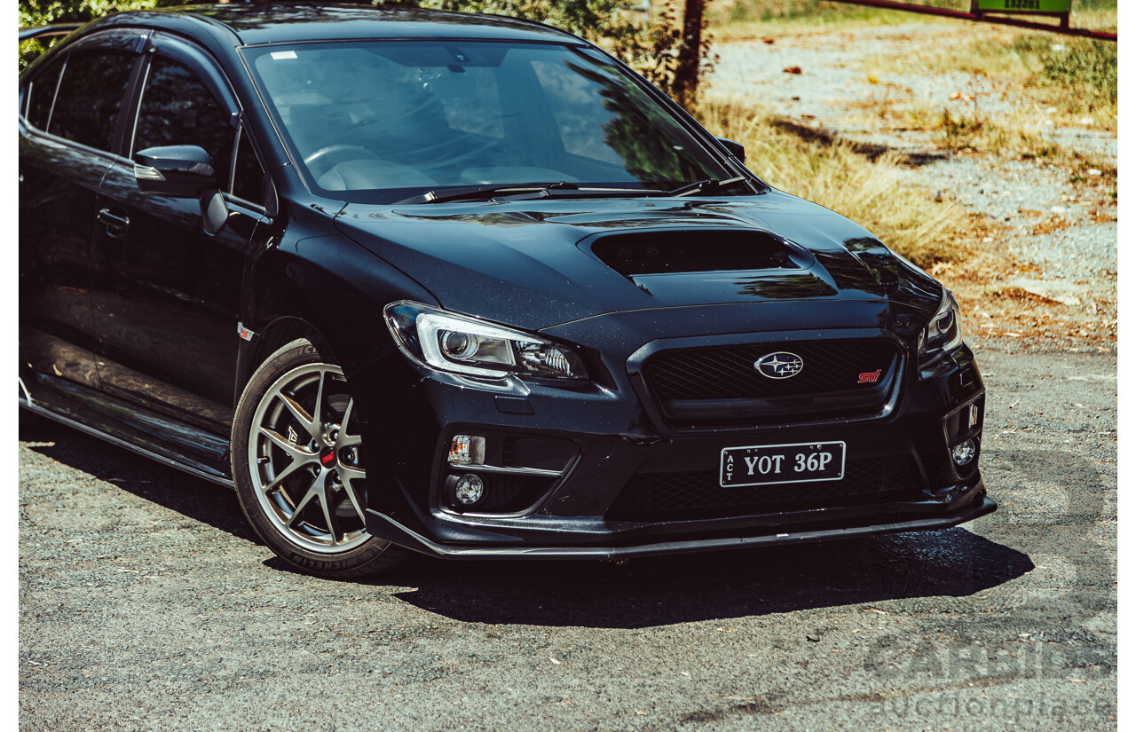 09/2014 Subaru WRX STi (AWD) VA MY15 4d Sedan Crystal Black Turbo 2.5L