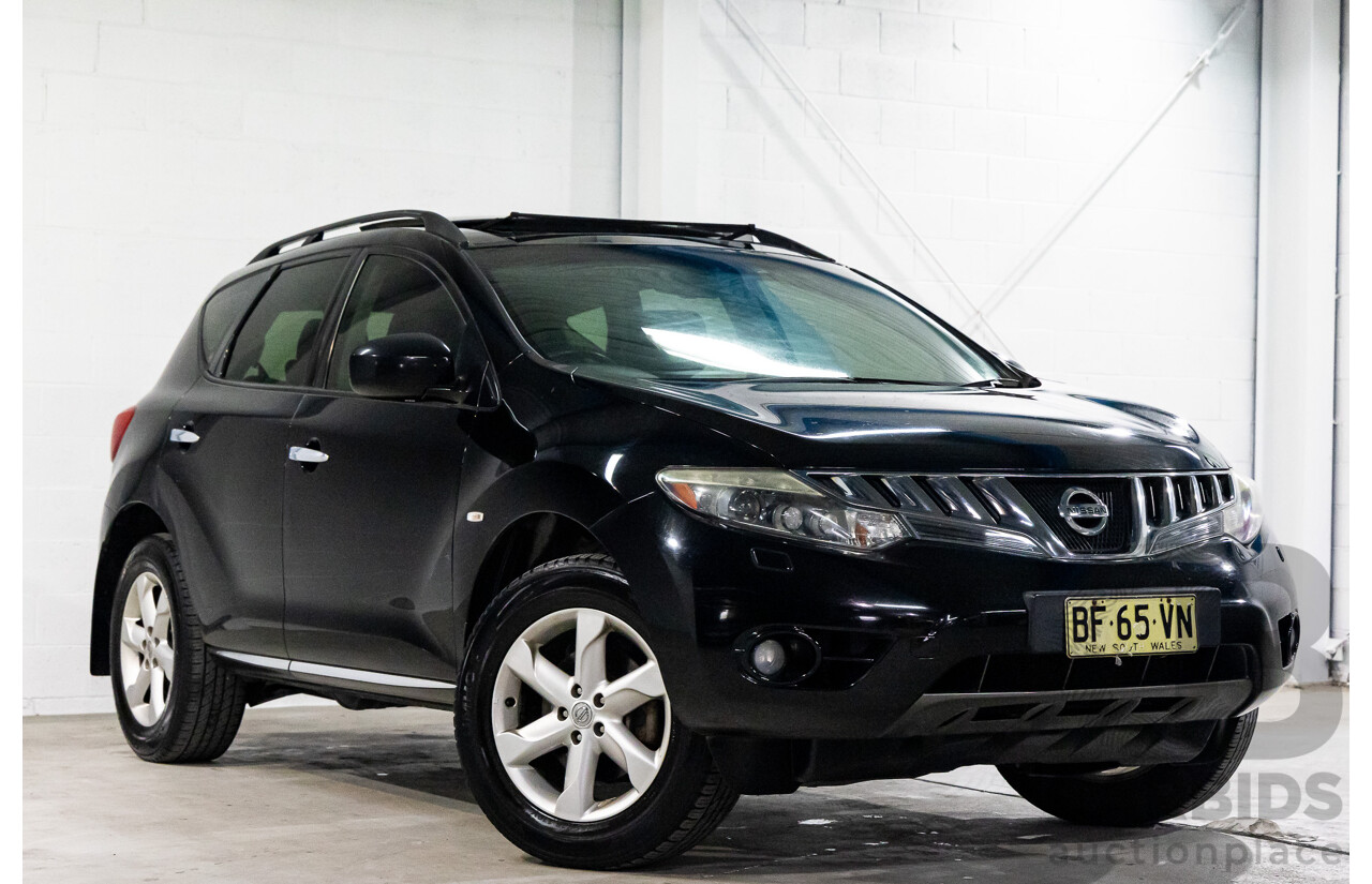 3/2010 Nissan Murano Ti Z51 MY10 4d Wagon Black Obsidian V6 3.5L