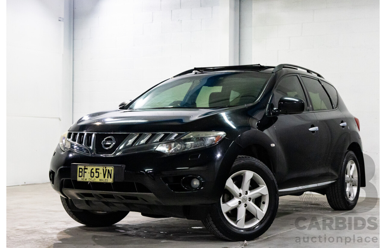 3/2010 Nissan Murano Ti Z51 MY10 4d Wagon Black Obsidian V6 3.5L