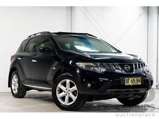 3/2010 Nissan Murano Ti Z51 MY10 4d Wagon Black Obsidian V6 3.5L