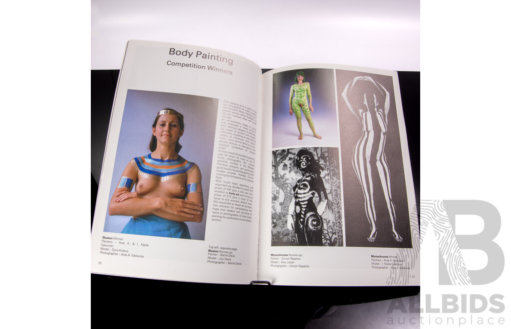 Collection Body Art Magazines Along with Body Art Book by NLA