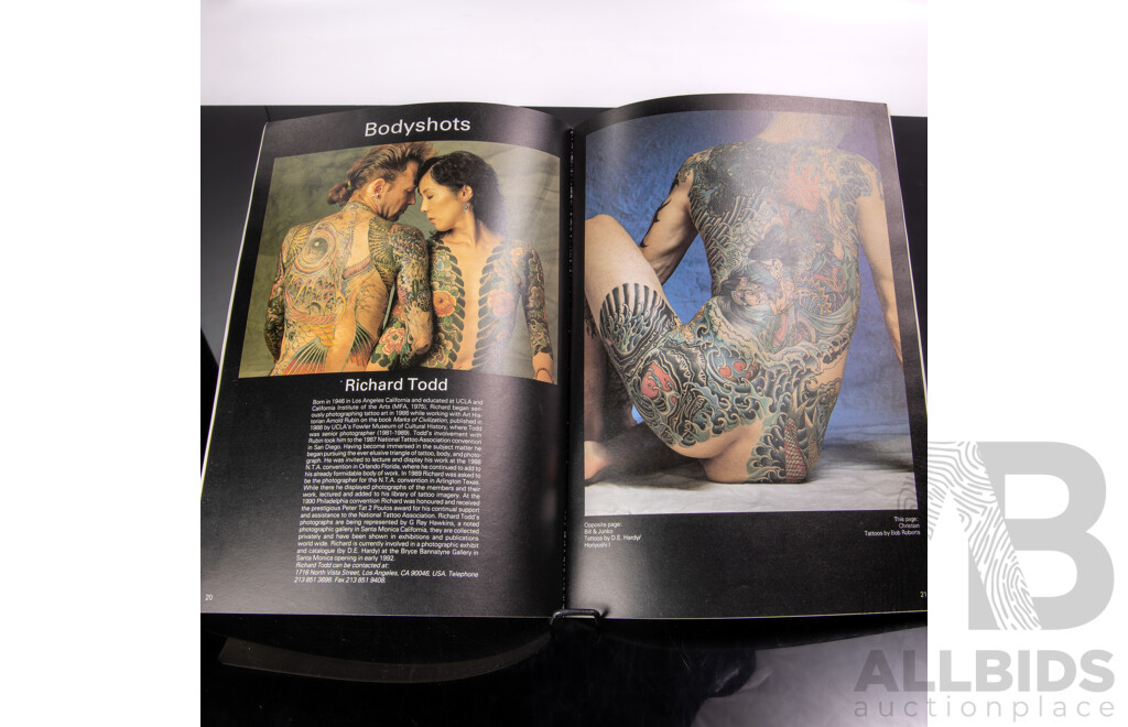 Collection Body Art Magazines Along with Body Art Book by NLA