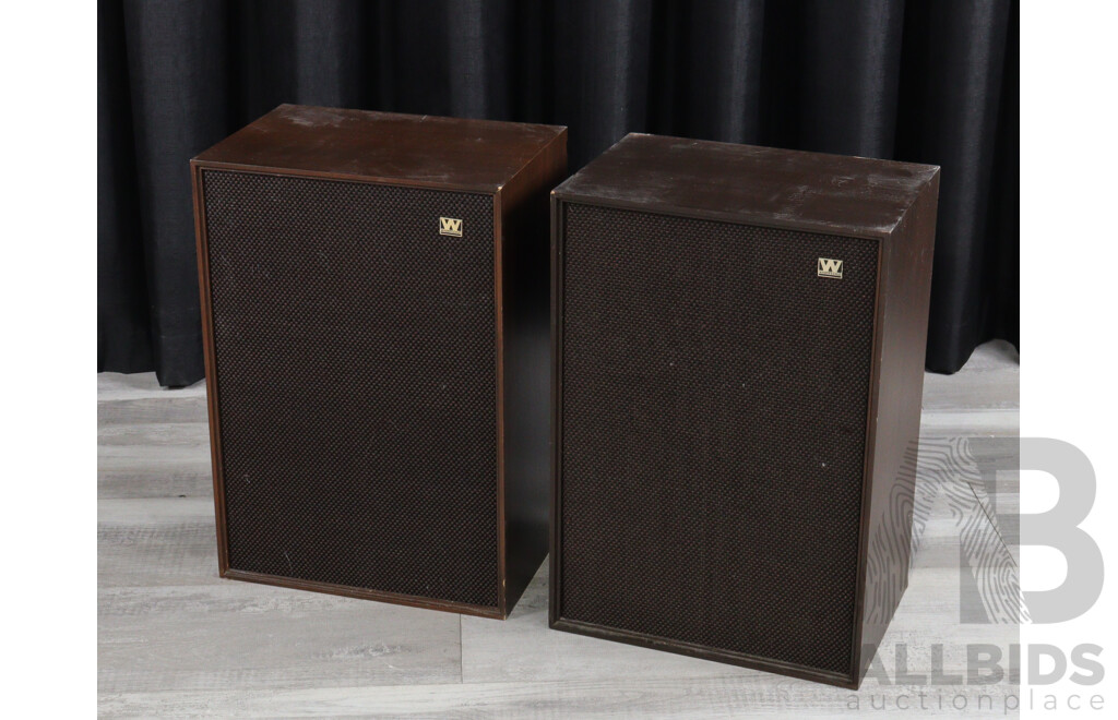 Pair English Made Wharfedale Melton 2 Speakers