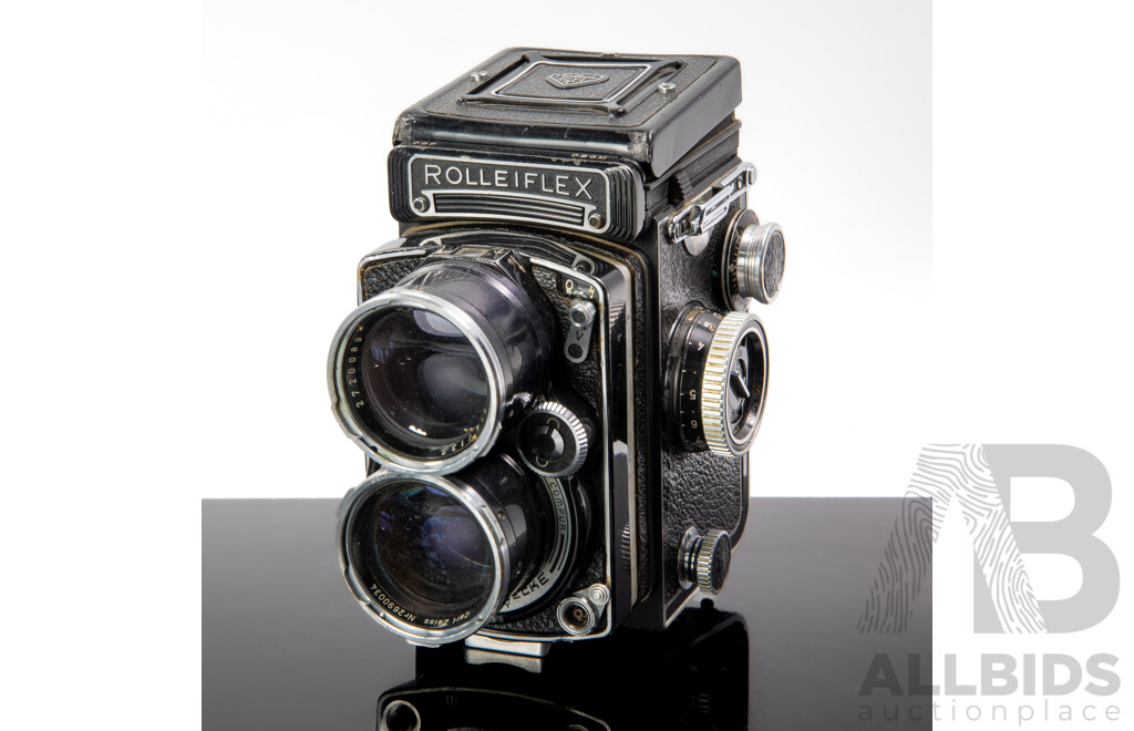 Vintage 1959 German Made Rolleiflex 4 0 135mm Sonnar III Camera