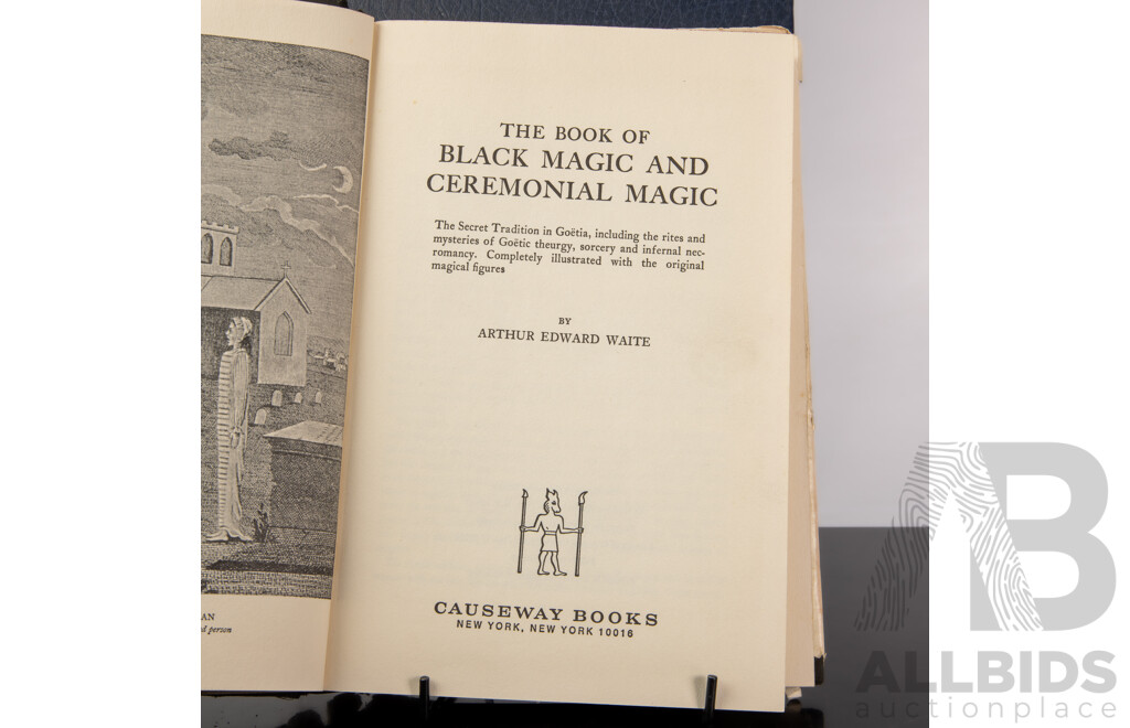 Collection Occult Esoteric Literature Comprising the Secret Teaching of All Ages, The Book of Black Magic & Ceremonial Magic, Chaldean Accounts of Genesis, All Hardcovers