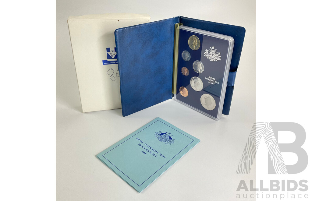 Australian RAM 1986 Seven Proof Coin Set