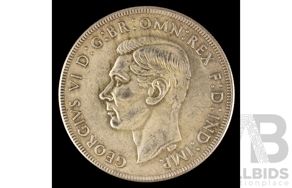 Australian 1937 KGVI Silver Crown .925