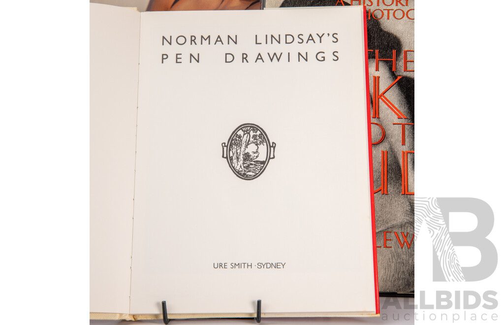 Collection Four Books Comprising Michel Comte Thirty Years and Five Minutes, Two Norman Lindsay Examples and the Naked and the Nude by J Lewinsky