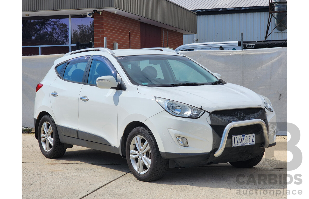 4/2013 Hyundai Ix35 Elite (awd) LM MY13 4d Wagon White 2.0L