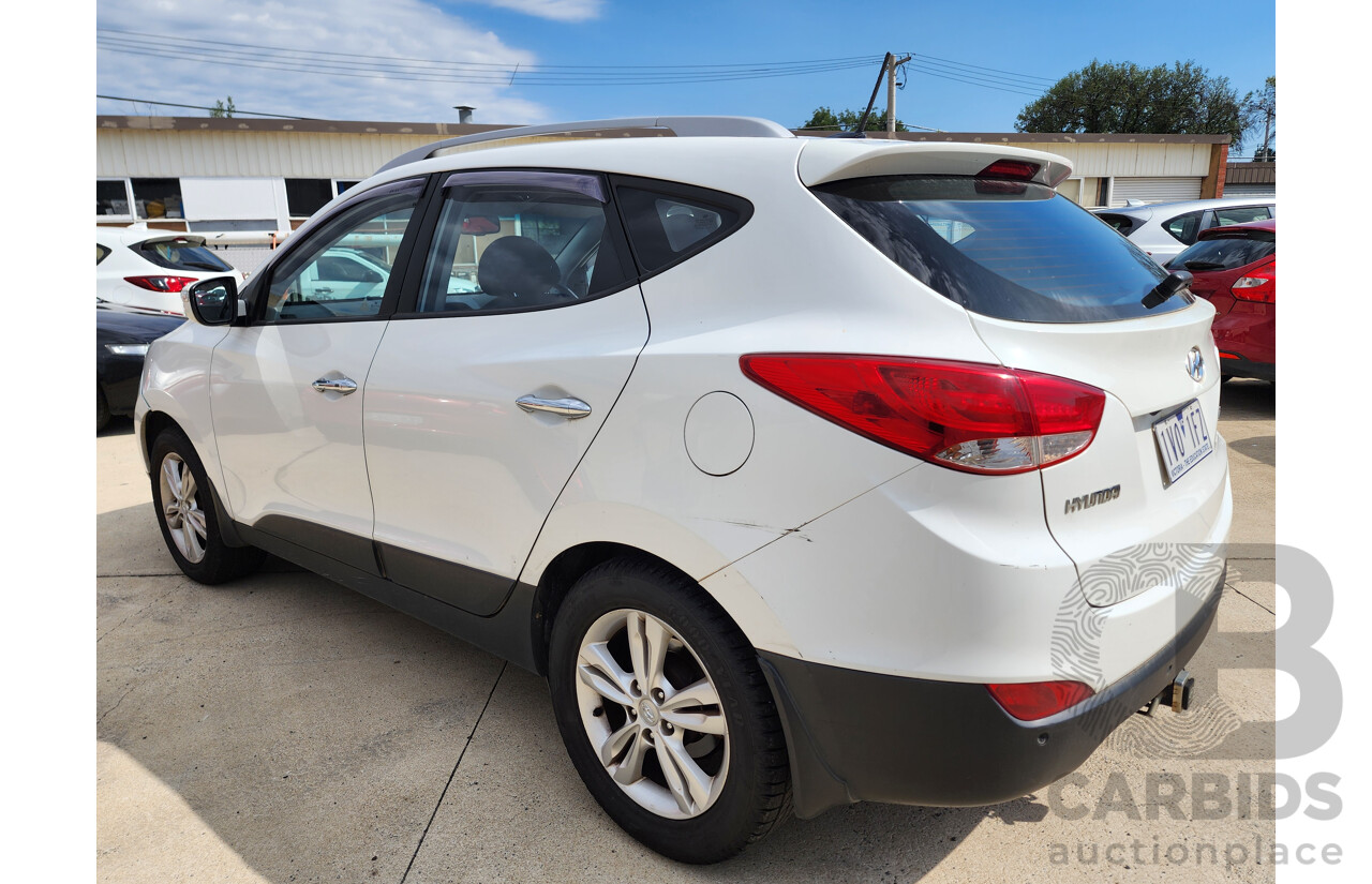 4/2013 Hyundai Ix35 Elite (awd) LM MY13 4d Wagon White 2.0L