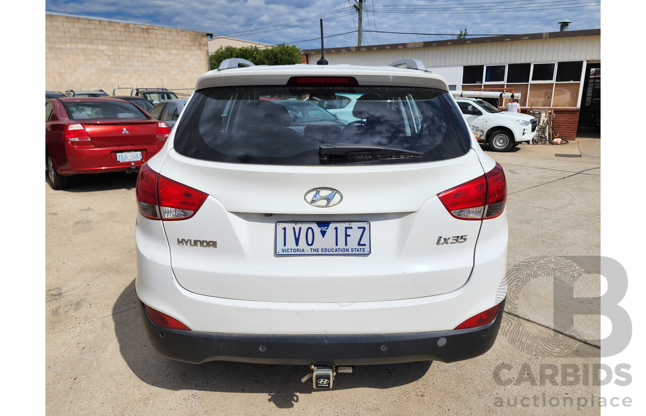 4/2013 Hyundai Ix35 Elite (awd) LM MY13 4d Wagon White 2.0L