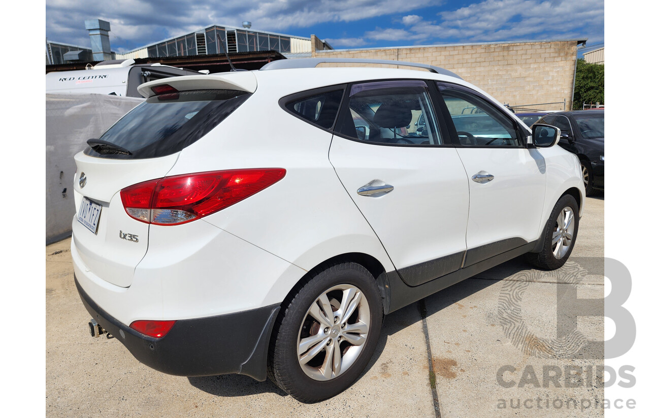 4/2013 Hyundai Ix35 Elite (awd) LM MY13 4d Wagon White 2.0L