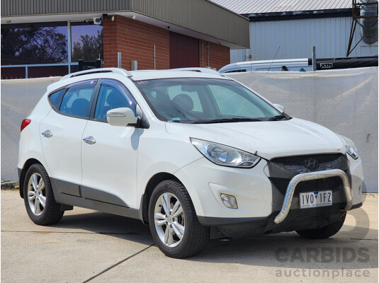 4/2013 Hyundai Ix35 Elite (awd) LM MY13 4d Wagon White 2.0L