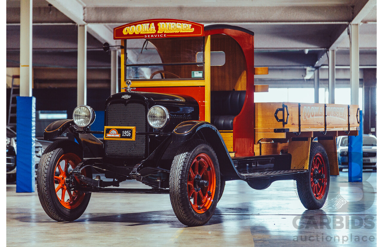 01/1926 Chevrolet Superior Series Truck Black / Red 2.8L