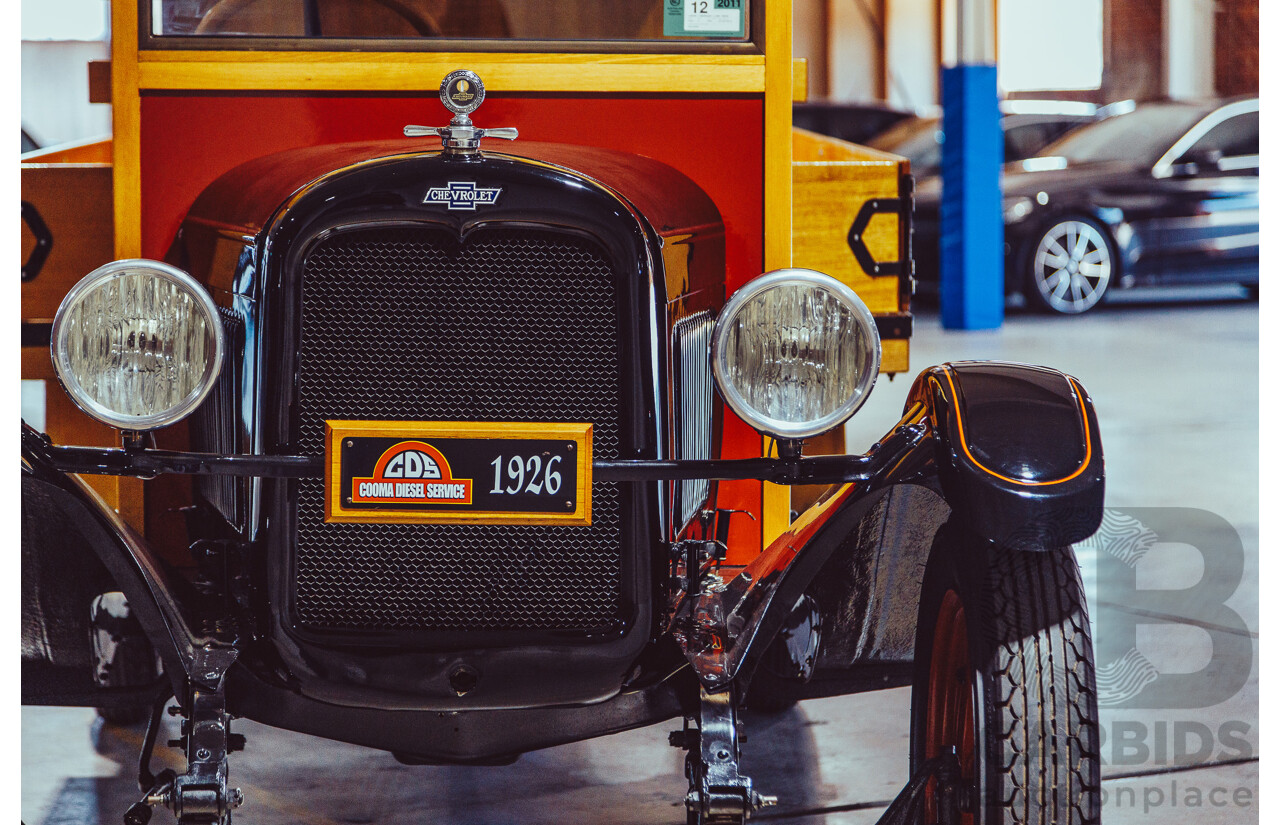 01/1926 Chevrolet Superior Series Truck Black / Red 2.8L