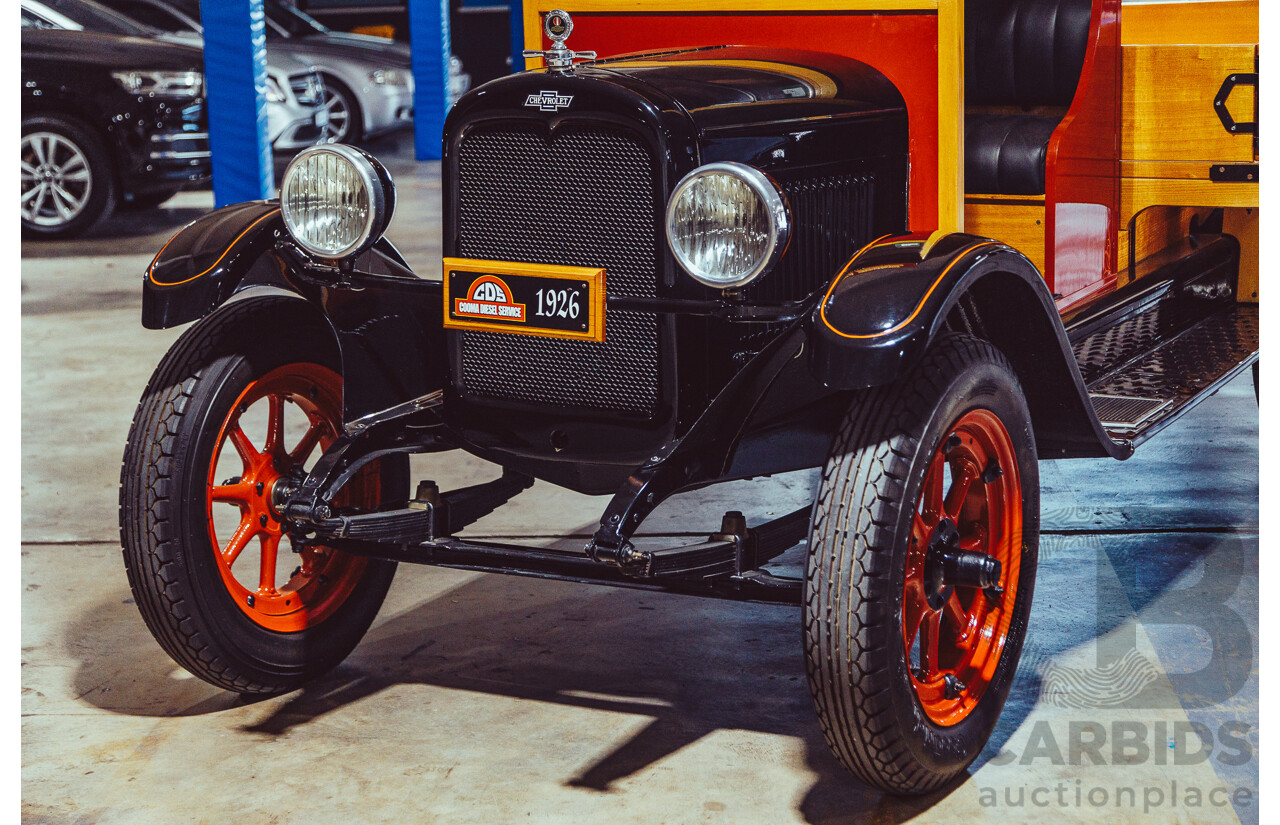 01/1926 Chevrolet Superior Series Truck Black / Red 2.8L