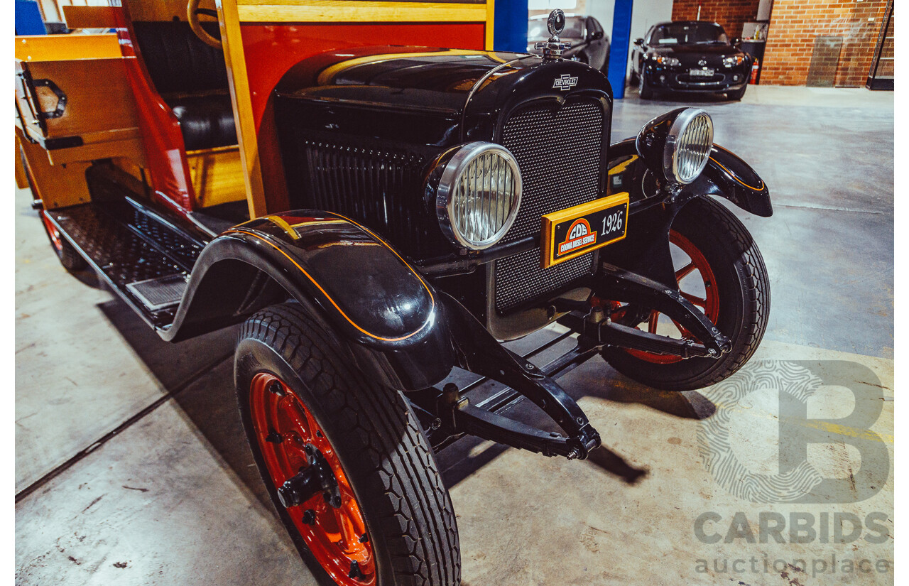 01/1926 Chevrolet Superior Series Truck Black / Red 2.8L