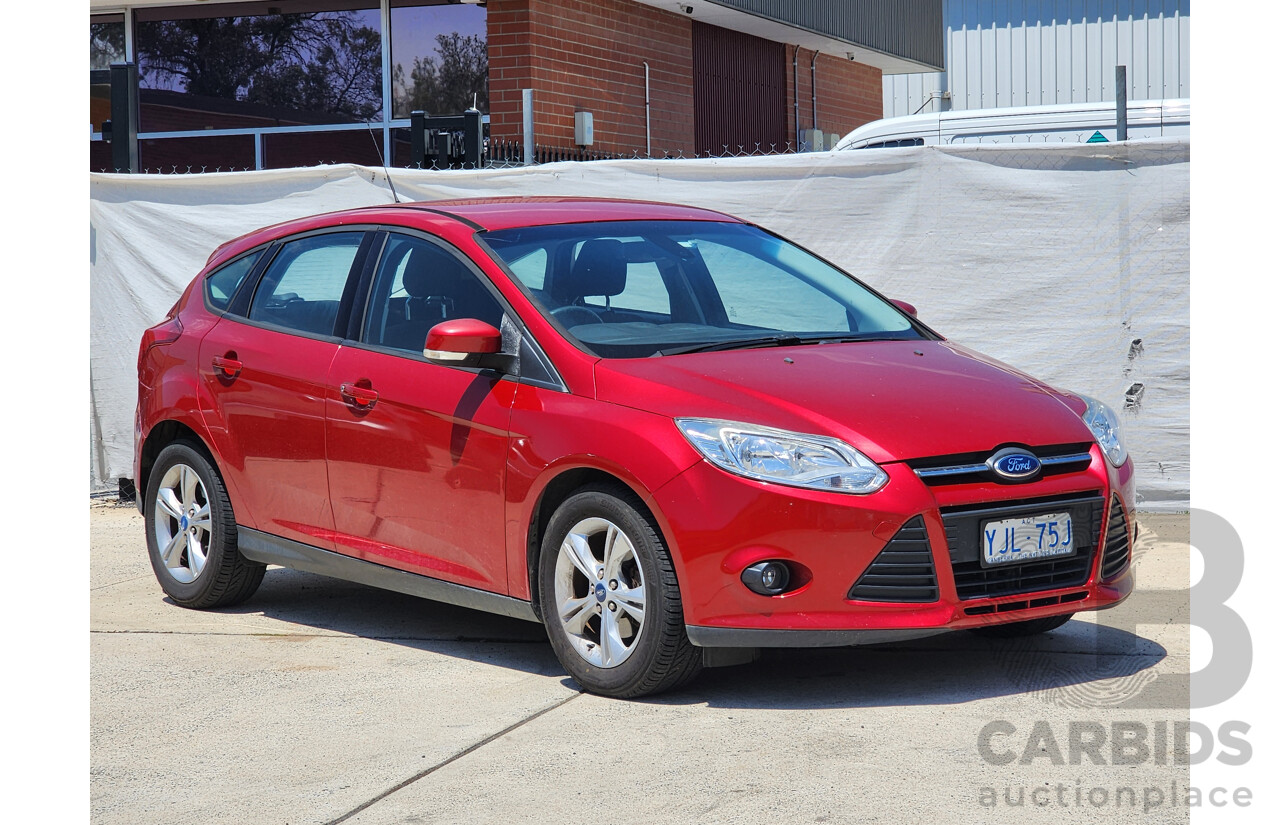 3/2013 Ford Focus Trend LW MK2 5d Hatchback Red 2.0L