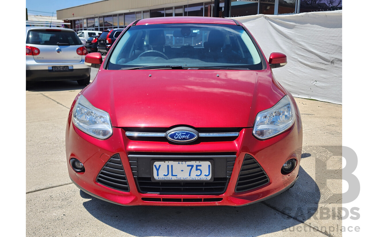 3/2013 Ford Focus Trend LW MK2 5d Hatchback Red 2.0L