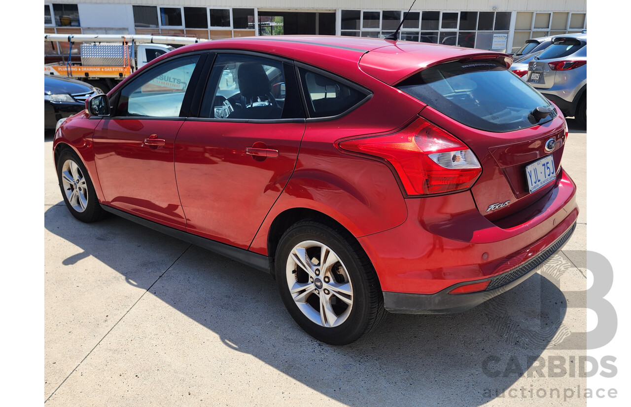 3/2013 Ford Focus Trend LW MK2 5d Hatchback Red 2.0L