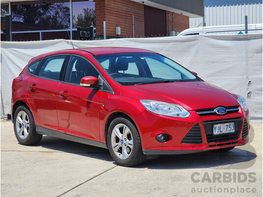 3/2013 Ford Focus Trend LW MK2 5d Hatchback Red 2.0L