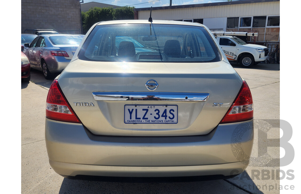 6/2006 Nissan Tiida ST C11 4d Sedan Gold 1.8L