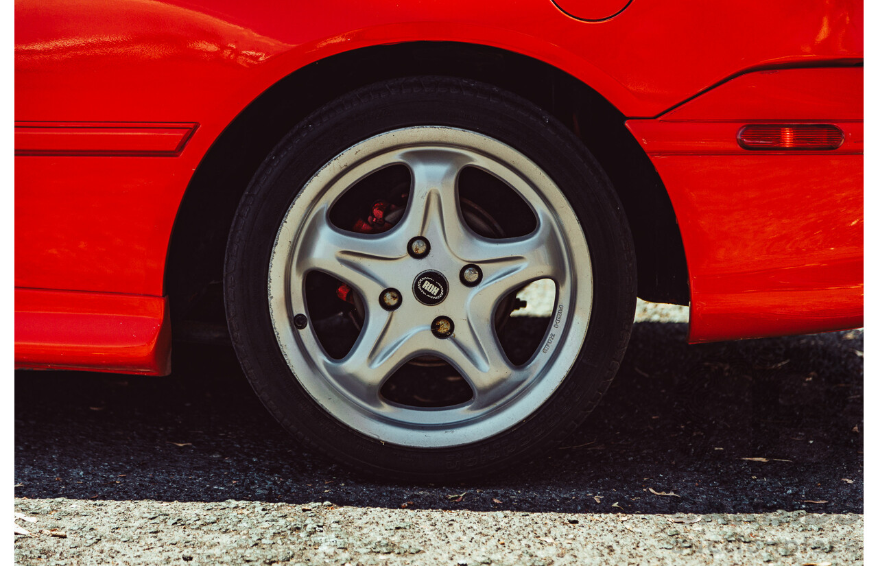 11/1989 Ford Capri Turbo SA 2d Convertible Red 1.6L