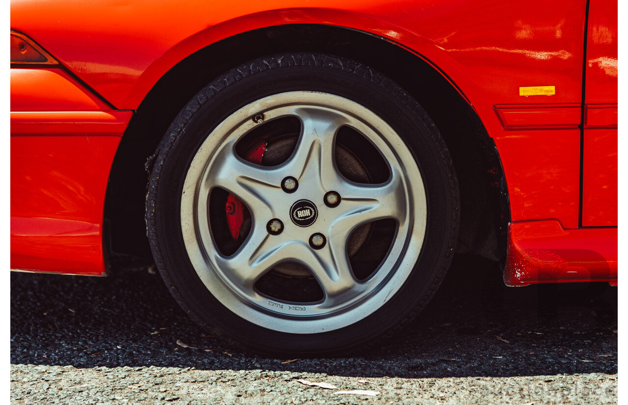 11/1989 Ford Capri Turbo SA 2d Convertible Red 1.6L