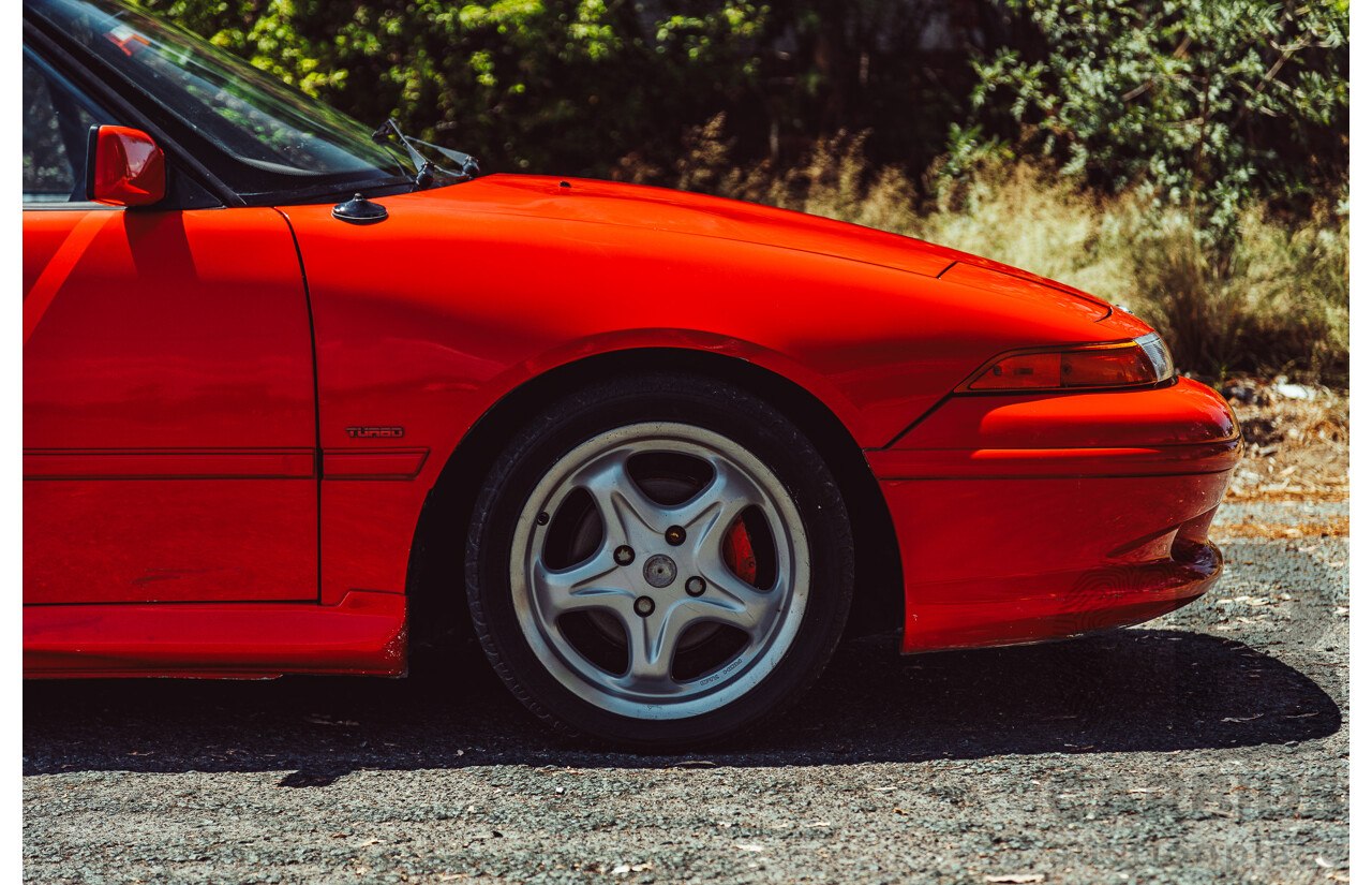 11/1989 Ford Capri Turbo SA 2d Convertible Red 1.6L