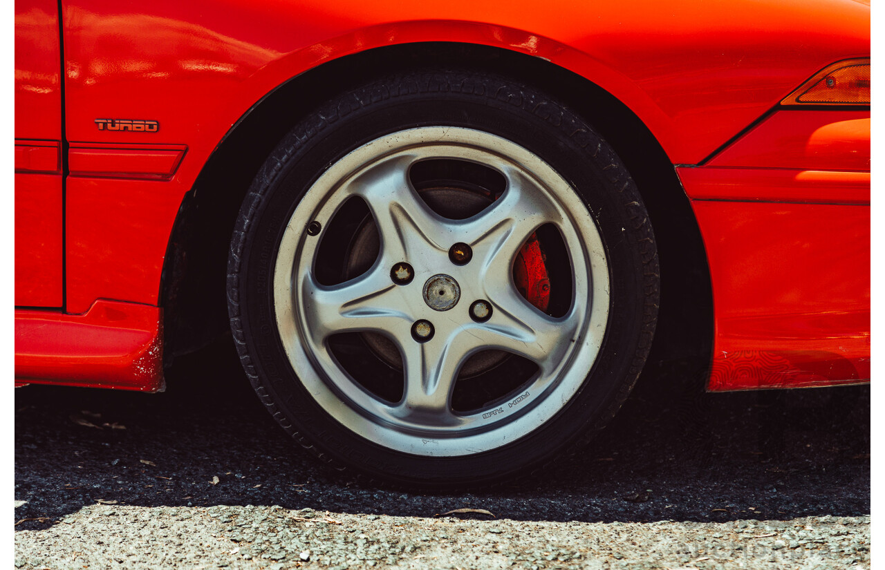 11/1989 Ford Capri Turbo SA 2d Convertible Red 1.6L