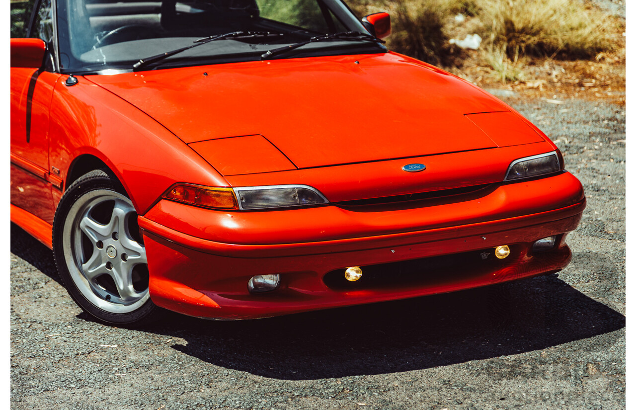 11/1989 Ford Capri Turbo SA 2d Convertible Red 1.6L