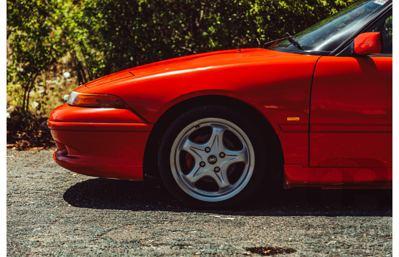 11/1989 Ford Capri Turbo SA 2d Convertible Red 1.6L