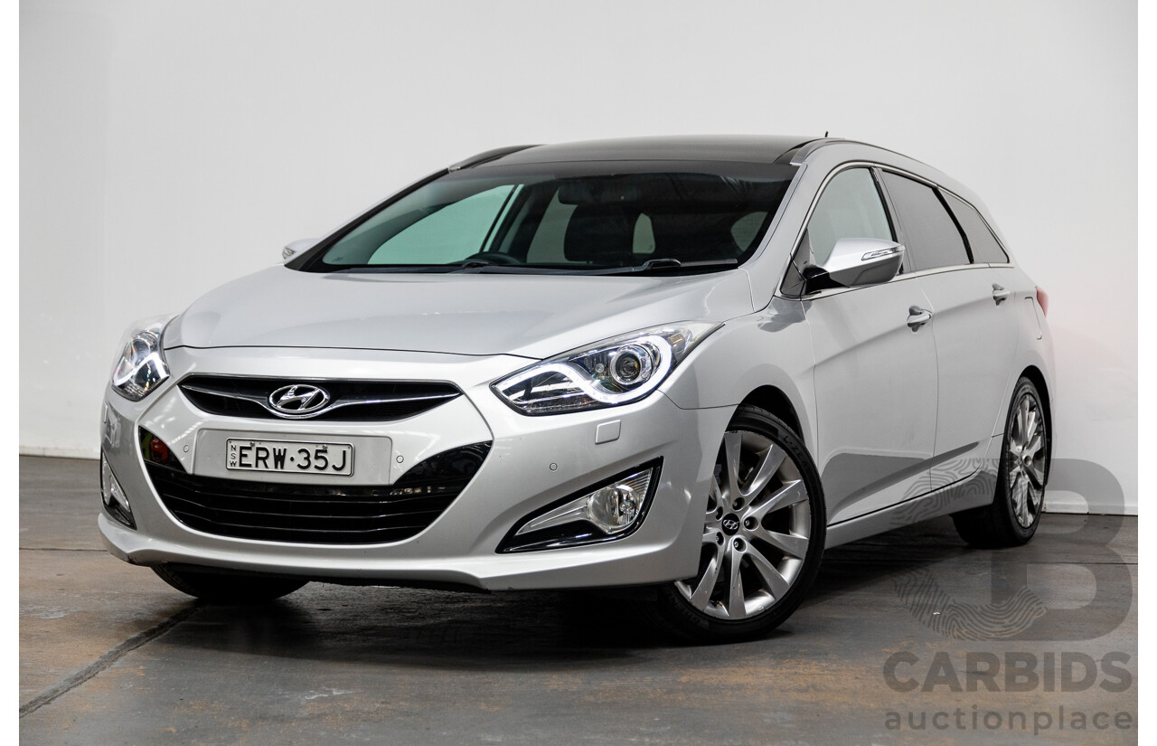 6/2012 Hyundai i40 Premium VF 4d Wagon Silver 2.0L