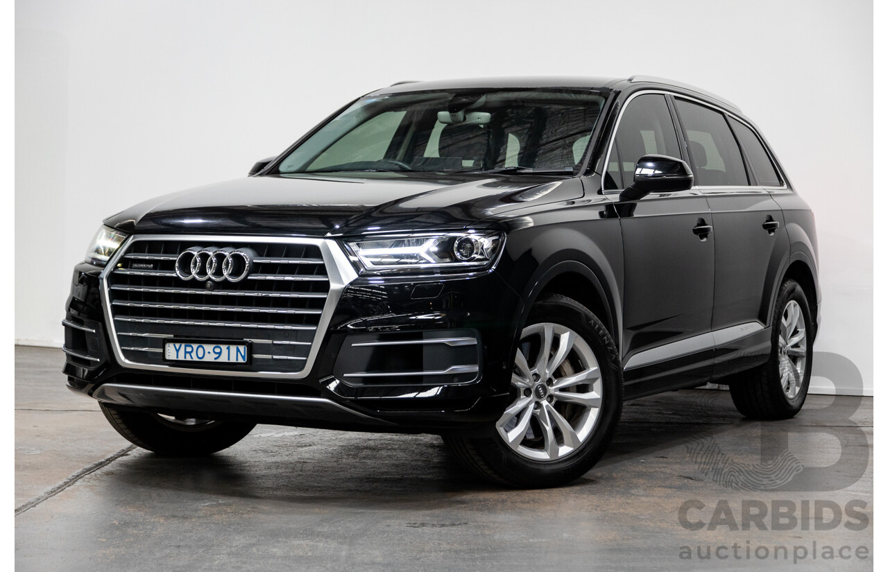 11/2015 Audi Q7 3.0 TDI Quattro (AWD) 4M 4d Wagon Black Turbo Diesel 3.0L - 7 Seater