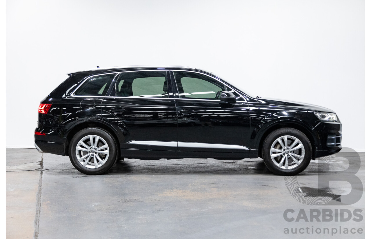 11/2015 Audi Q7 3.0 TDI Quattro (AWD) 4M 4d Wagon Black Turbo Diesel 3.0L - 7 Seater