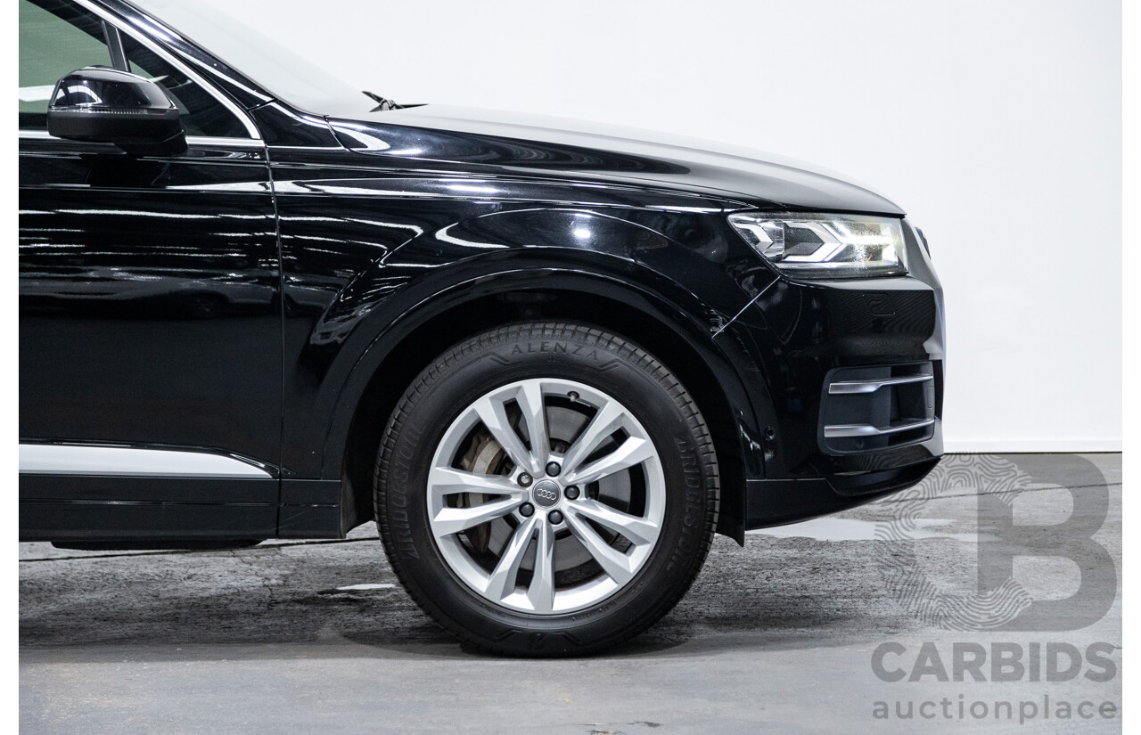 11/2015 Audi Q7 3.0 TDI Quattro (AWD) 4M 4d Wagon Black Turbo Diesel 3.0L - 7 Seater