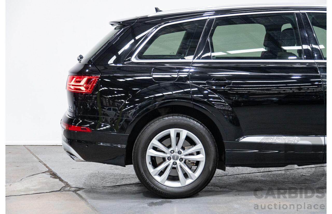 11/2015 Audi Q7 3.0 TDI Quattro (AWD) 4M 4d Wagon Black Turbo Diesel 3.0L - 7 Seater