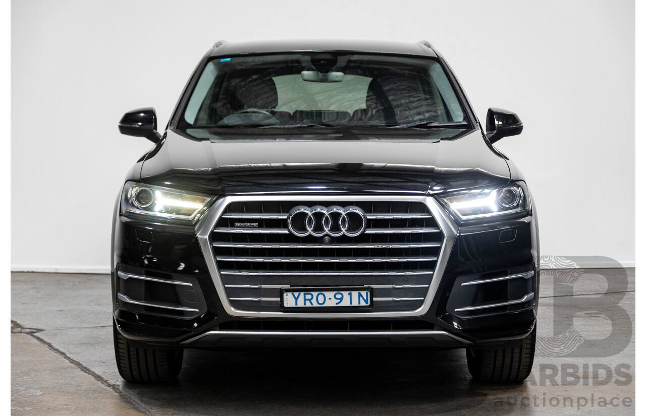 11/2015 Audi Q7 3.0 TDI Quattro (AWD) 4M 4d Wagon Black Turbo Diesel 3.0L - 7 Seater