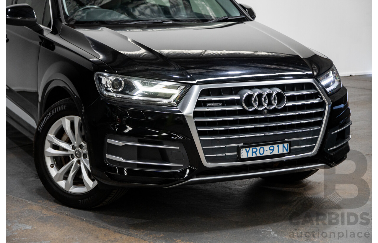 11/2015 Audi Q7 3.0 TDI Quattro (AWD) 4M 4d Wagon Black Turbo Diesel 3.0L - 7 Seater