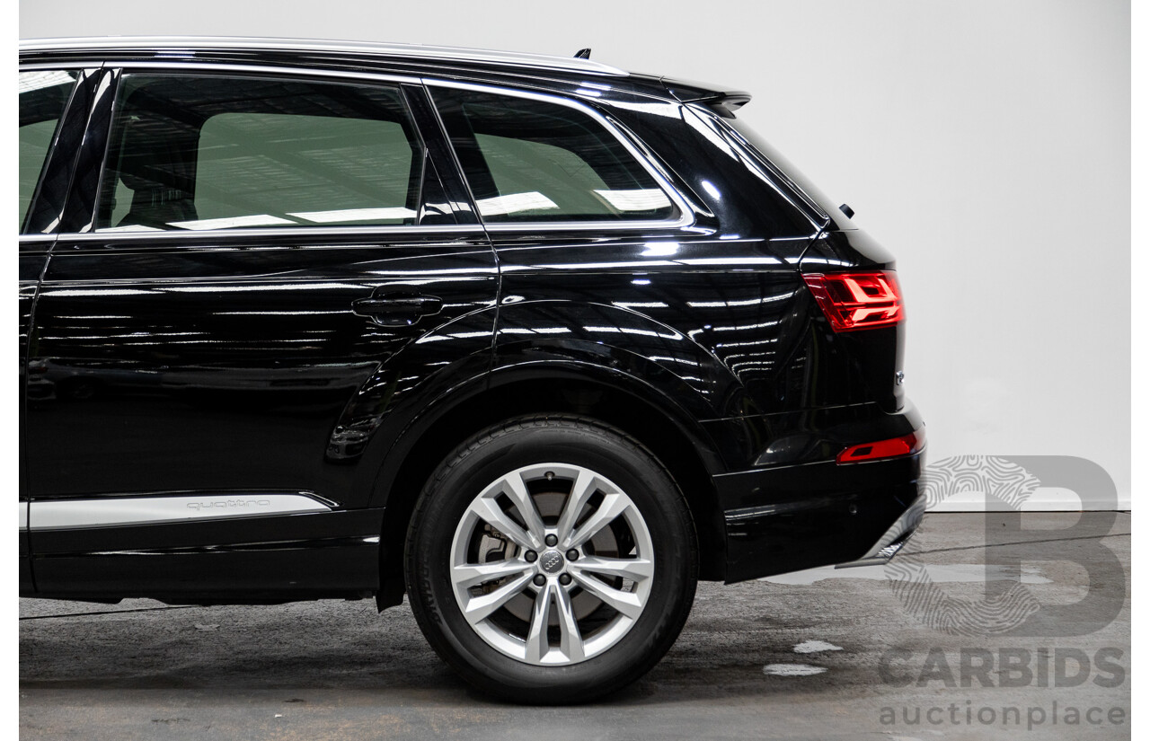 11/2015 Audi Q7 3.0 TDI Quattro (AWD) 4M 4d Wagon Black Turbo Diesel 3.0L - 7 Seater