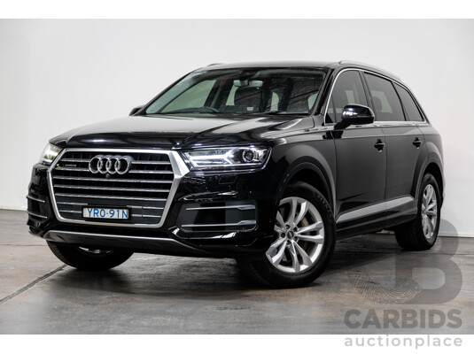 11/2015 Audi Q7 3.0 TDI Quattro (AWD) 4M 4d Wagon Black Turbo Diesel 3.0L - 7 Seater