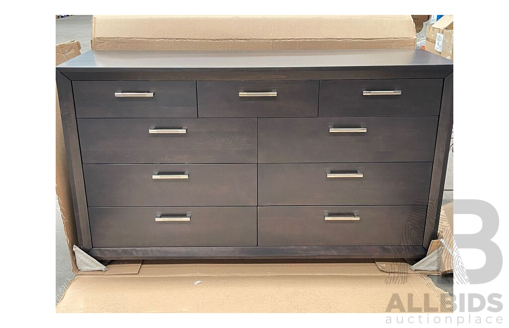 Les Meubles Dine-Art Furniture 9 Drawer Dresser