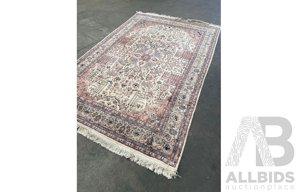 Afghan Carpets Floral Design Floor Rug