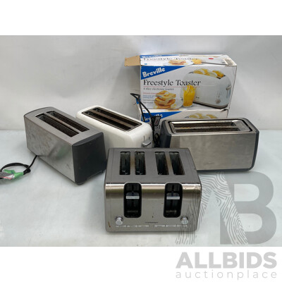 Assorted Toasters - Lot of 6