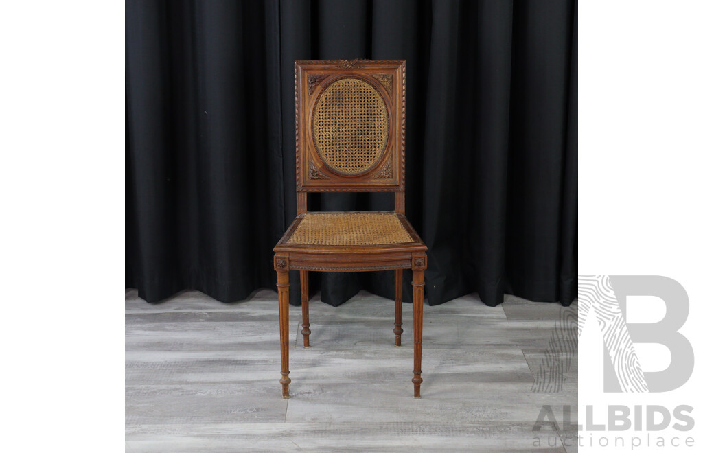 French Elm Bedroom Chair