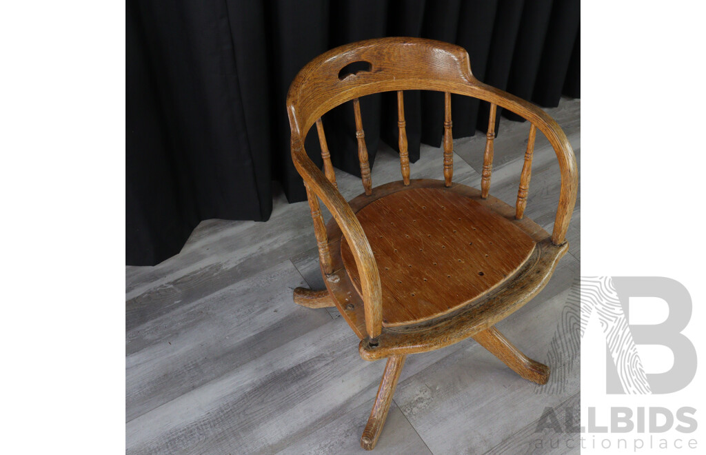 Oak Captains Chair